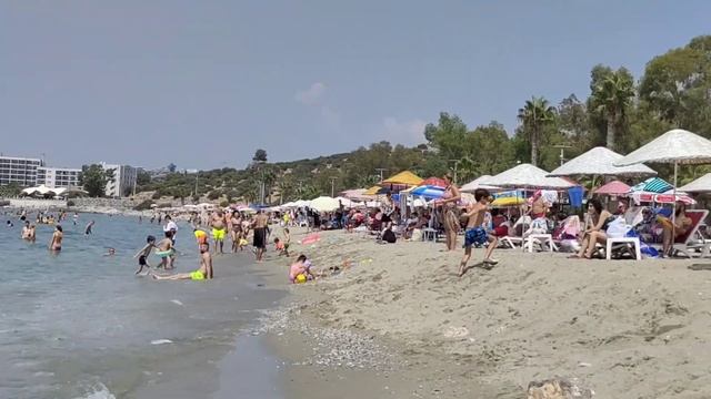 Кушадасы пляжный отдых. Пляж ПигелаKusadasi Pygela beach