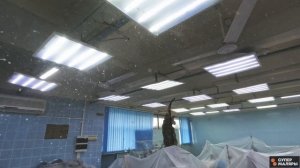 Заказчик НЕ ПОВЕРИТ! Как ИДЕАЛЬНО покрасить потолок ЦЕХА за 1 день? Зачистка / Побелка