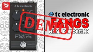 Гитарная педаль TC ELECTRONIC Fangs Metal Distortion - демонстрация звучания