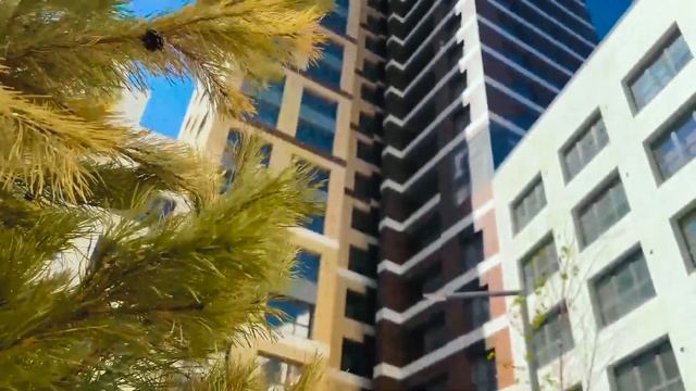 Прогулка по территории ЖК "На Комсомольском" смотреть онлайн