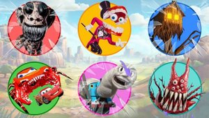 Wheel of Monster !! Zoonomaly, Caine, House Head, McQueen Eater, Spider Thomas, Garten of Banban