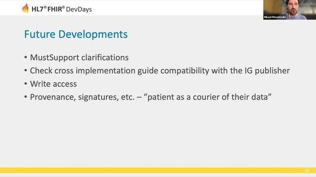 Mikael Rinnetmäki - Global Implementations with the International Patient Access  DevDays June 202