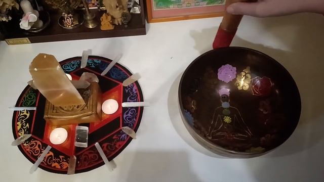Гармонизация Лунного затмения с поющей чашей