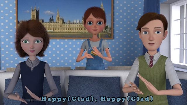 BSL animation , New cartoon for kids,  BSL Nursery rhymes