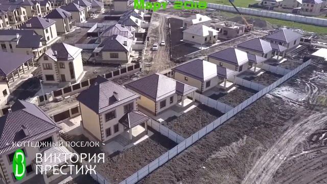 КП Виктория ПРЕСТИЖ обзор с высоты птичьего полета март 2018