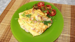 Омлет с ветчиной и сыром
