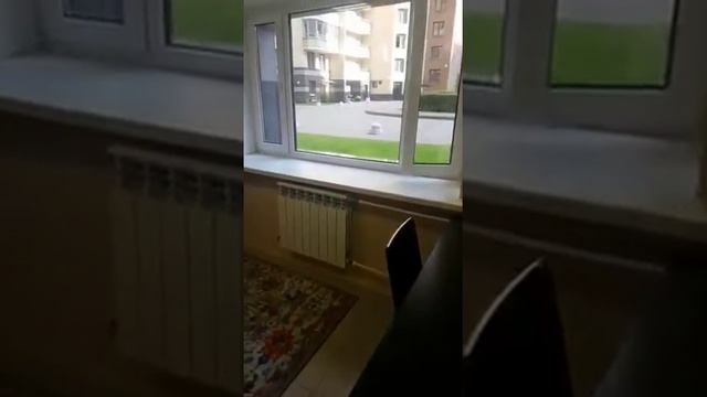 Кабинет с синим и желтыми креслами