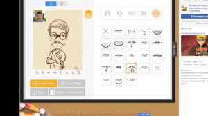 MomentCam - приложение на Facebook. Как создать шарж.