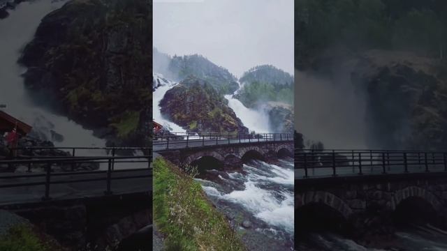 waterfall in Norway. #short #short смотреть онлайн