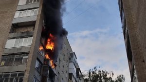 Пожар в Томилино дом 16