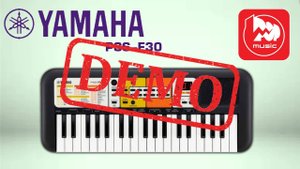 Синтезатор YAMAHA PSS-F30 - демонстрация звучания