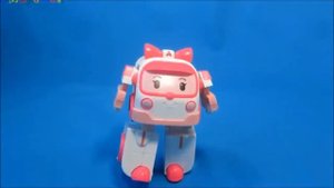 Робокар Эмбер машинка трансформер - игрушка Robocar Amber