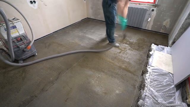 Вся стяжка с шумоизоляцией за 40 минут. TimeLapse смотреть онлайн