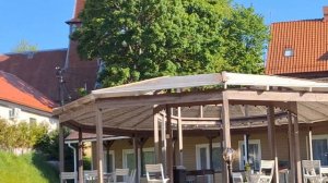 Отель Аквамарин парк. Обзор территории.  г Янтарный Калининградская область