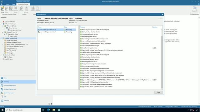 Veeam Agent for Linux: Installing the Agent смотреть онлайн