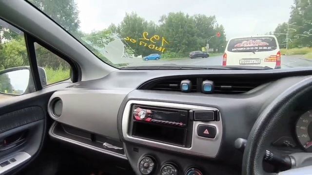 TOYOTA Vitz прямиком из Японии/Встречаю автовоз. смотреть онлайн