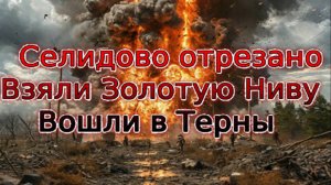 Украинский фронт - Селидово отрезано. Взяли Золотую Ниву. Вошли в Терны