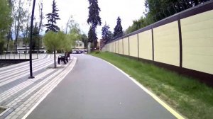 Велопрогулка. Велодорожка. Фабричный пруд. г.Реутов.
