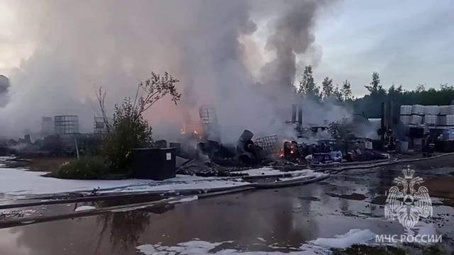 Мощный пожар в Нижнем Новгороде смотреть онлайн
