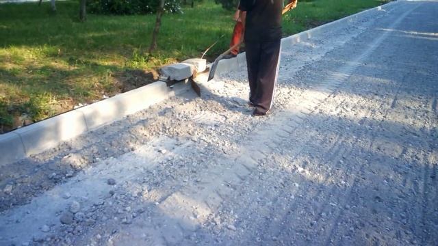 Мариуполь.Строительство дороги. смотреть онлайн