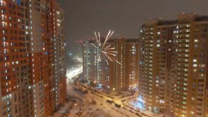 Москва зажигает на Новый Год-2024. С Новым Годом! Салют...#moscow #russia
