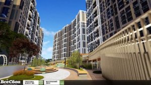 Прогулка по стилобату ЖК "Все свои"