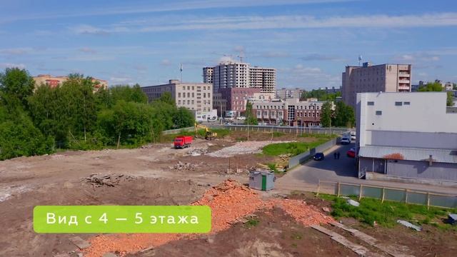 ЖК «Аквилон ROSA» Панорама 2 корпус 4 - 5 этаж