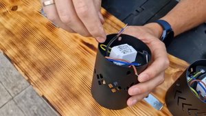 Светильник ИЗ ДЕРЕВА своими руками💡 Освещение в беседке | DIY Loft wooden lamp