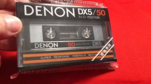 АУДИОКАССЕТЫ НОВЫЕ ЗАПЕЧАТАННЫЕ DENON DX5 DX7 HD. Продажа/обмен. Для АВИТО.