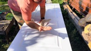 Щитовая дверь с покрытием ПВХ