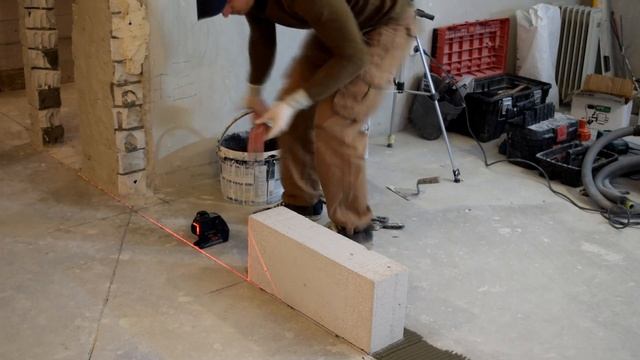 Перегородка из пеноблоков. Своими руками! смотреть онлайн