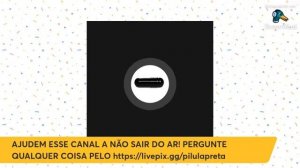 PÍLULA PRETA SEXTA_FEIRA⧸ ASSUNTOS SÉRIOS