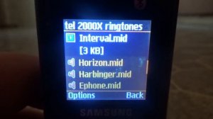 Alcatel 2000X ringtones on Samsung GT-E2121B
