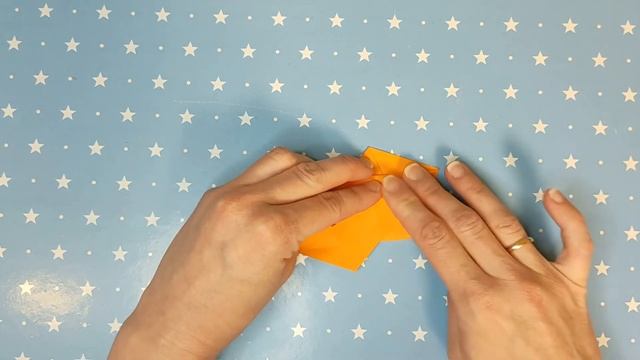 Закладка для книг оригами ЗАЙЧИК из бумаги / Бумажный заяц / Bookmark for origami books PAPER BUNNY