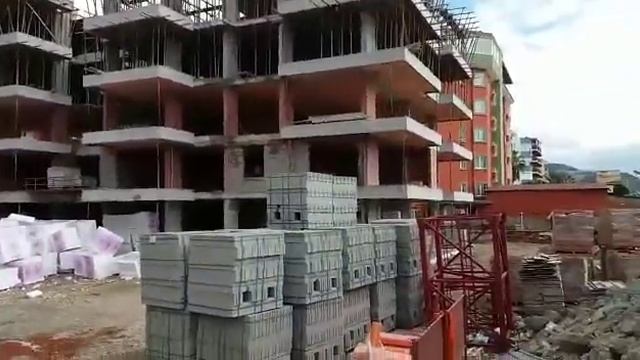 Недвижимость в Аланье Анталии Турции от застройщика Ход строительства ЖК EURO XX