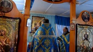 Литургия 1 июня 2017 г. в храме в честь иконы Божьей Матери именуемой Владимирской д.Лыловщина
