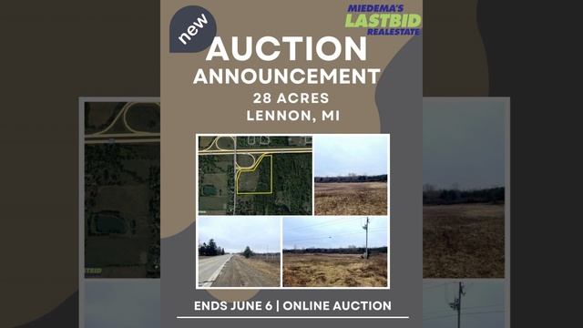 NEW AUCTION ANNOUNCEMENT | Lennon, MI смотреть онлайн