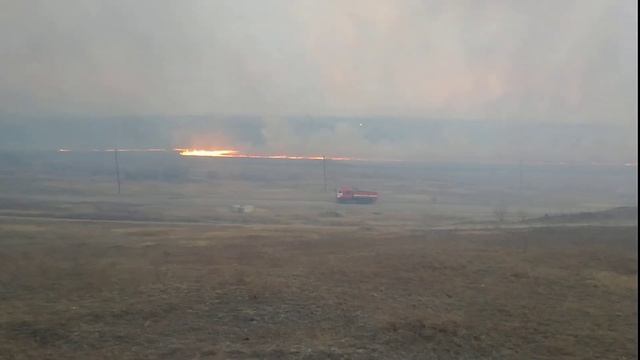 Пожар в Карымской.