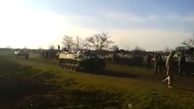 Колонна украинских войск в Запорожье смотреть онлайн