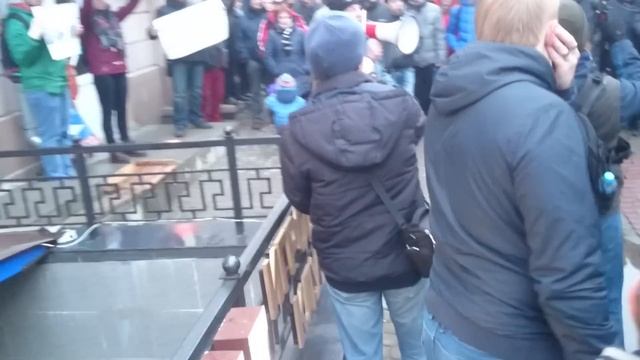 Выступ дэпутата Ігара Марзалюка на мітынгу "недармаедаў" у Магілёве 15.03.2017 смотреть онлайн