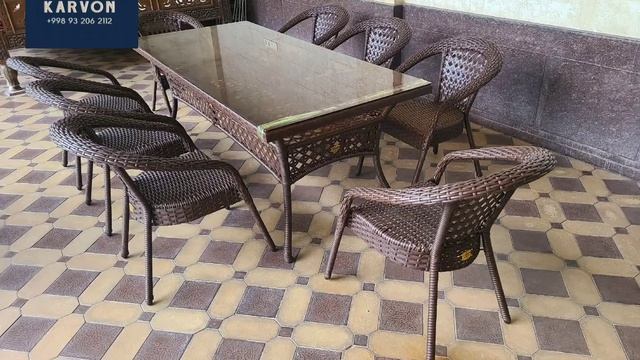 Ратан стол стулья +998 93 206 2112 смотреть онлайн