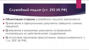 Уголовное право (особенная часть). Обзорная лекция 2