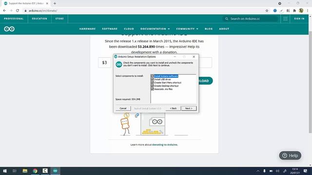 Tutorial Cara Download dan Install Arduino IDE di OS Windows 10/11 смотреть онлайн