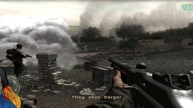 Call of Duty 3[PS3] - Chapter Fourteen - Chambois - Оборона города {КОНЦОВКА!} #14 | Normal смотреть онлайн