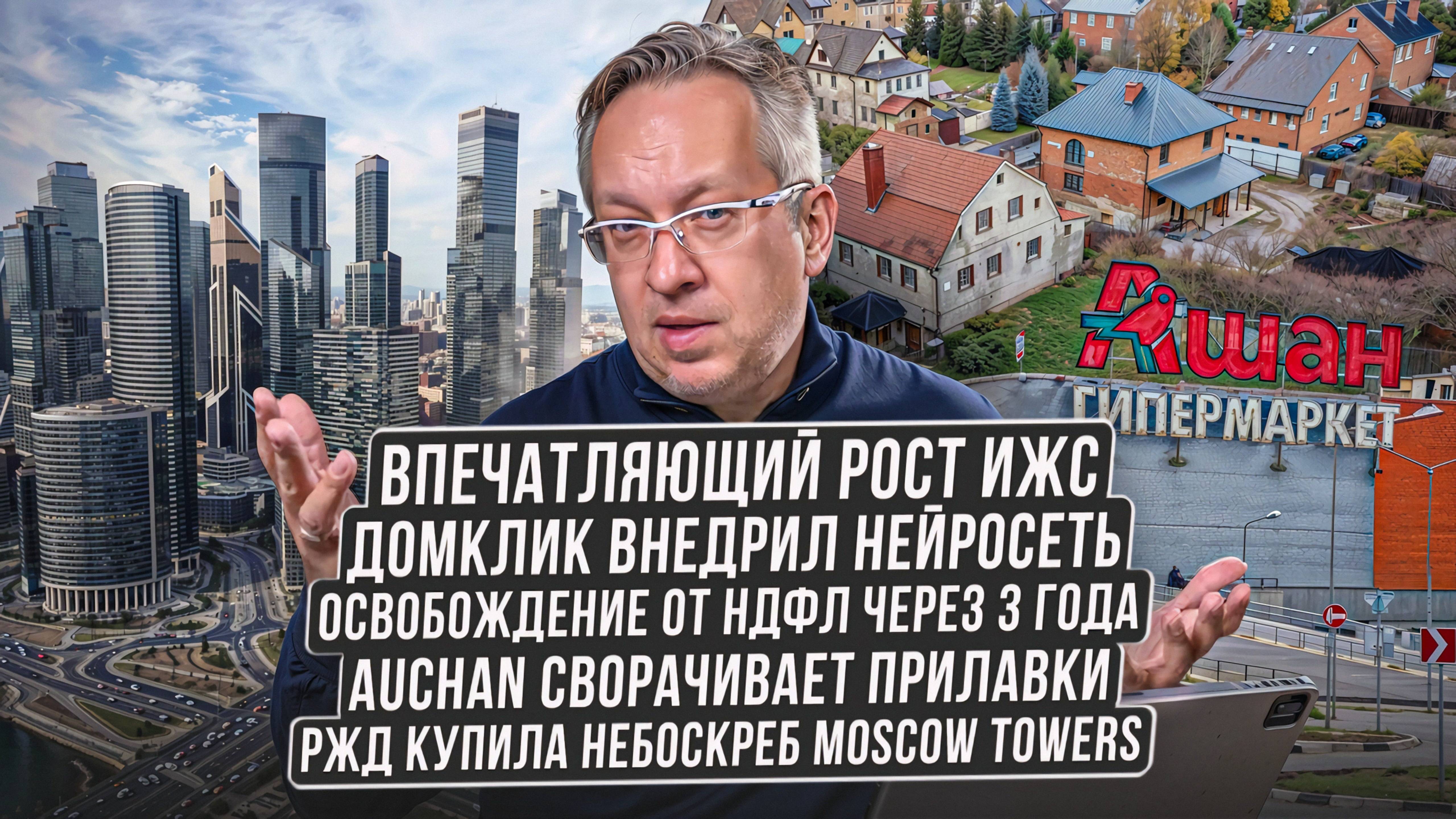 Мария-Ра сдает свои магазины. РЖД купила небоскреб Moscow Towers. Число сделок упало на 63%.