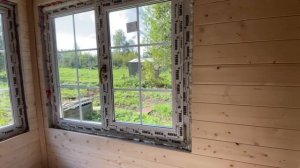 Утепляем дом, вставляем окна и двери, 6 часть