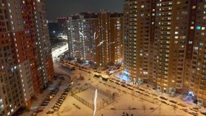 Новогодний фейерверк в Москве. Новый Год-2024. #russia #moscow #fireworks