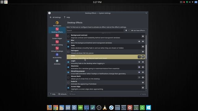 Customizing KDE Plasma 5 - Desktop Effects смотреть онлайн