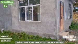 27 000 MANATA QEBELEDE HEYET EVİ SATILIR/Недвижимость в Баку /EV SATIRAM TV/BAG EVLERİ 2021