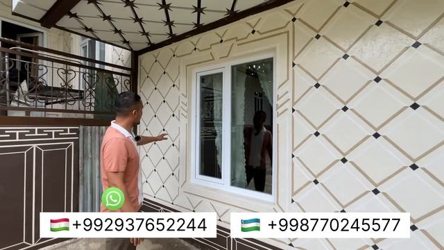 280 кв ЧАНД СОМОНИ МЕШАВАД ФАСАДНЫЙ ТРАВЕРТИН 2024#фасадныйдекор#травертин